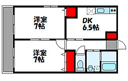 エスカレント赤間 2階
