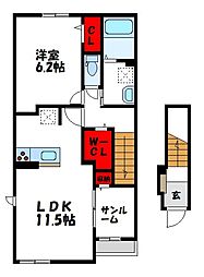 アカンサス宗像III 2階