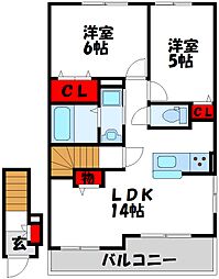 ジェネス光佑II 2階
