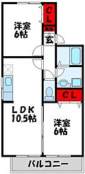 セジュール赤間 2階/203