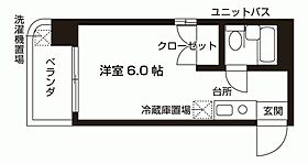 マンハイム東雲 203 ｜ 京都府京都市右京区山ノ内西裏町15-88（賃貸マンション1R・2階・16.22㎡） その2