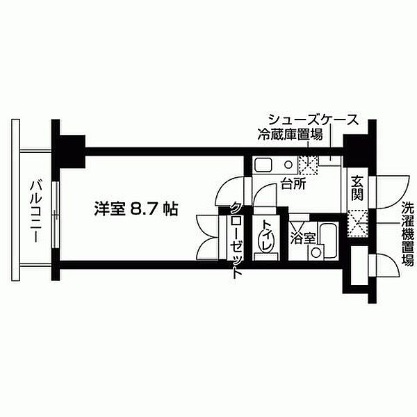 クレスト草津 112｜滋賀県草津市笠山５丁目(賃貸マンション1K・1階・24.86㎡)の写真 その2