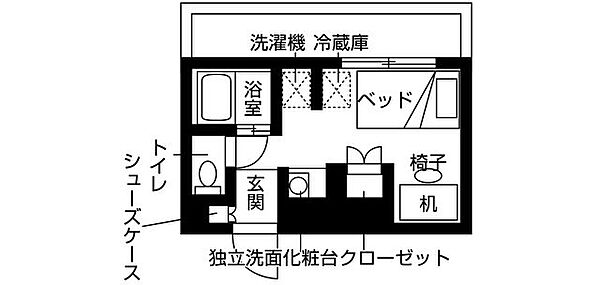 ルミナス八幡山 522｜東京都杉並区上高井戸１丁目(賃貸マンション1R・5階・16.45㎡)の写真 その10