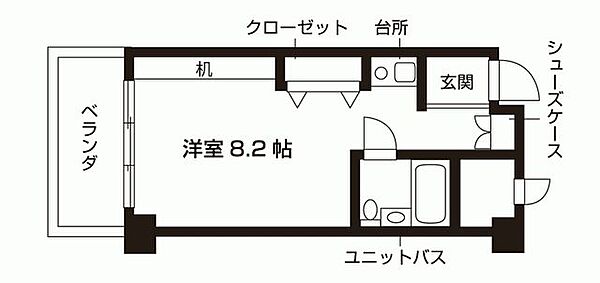 CRESCENT COURT KAWASAKI 428｜神奈川県川崎市麻生区高石３丁目(賃貸マンション1R・4階・24.27㎡)の写真 その2