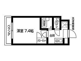 カレッジスクエア日野 214 ｜ 東京都日野市日野本町２丁目3-1（賃貸マンション1K・2階・19.91㎡） その2