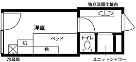 中央ラインハウス小金井（Ｌ棟） L202 ｜ 東京都小金井市緑町５丁目2-33（賃貸マンション1R・2階・10.75㎡） その2