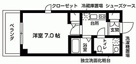 リベルテ飛田給 102 ｜ 東京都調布市飛田給２丁目38-5（賃貸マンション1K・1階・22.63㎡） その2