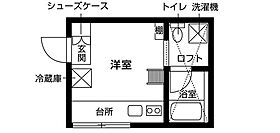 中央ラインハウス小金井（Ｃ棟） C202 ｜ 東京都小金井市緑町１丁目3-59（賃貸アパート1R・1階・12.14㎡） その2