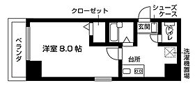 J.K.キューブ 208 ｜ 東京都調布市菊野台１丁目20-5（賃貸マンション1K・2階・25.42㎡） その2