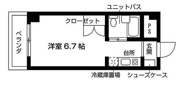 プランドール 610｜愛知県瀬戸市矢形町(賃貸マンション1K・6階・17.16㎡)の写真 その2