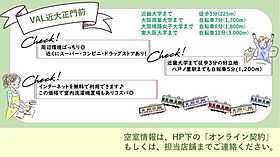 VAL近大正門前 B6 ｜ 大阪府東大阪市上小阪４丁目14-4（賃貸マンション1R・2階・16.00㎡） その3