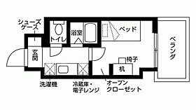 KDXレジデンス神戸元町（旧リビオセゾン神戸元町） 1203 ｜ 兵庫県神戸市中央区北長狭通５丁目1-5（賃貸マンション1R・12階・17.67㎡） その2