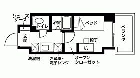 KDXレジデンス神戸元町（旧リビオセゾン神戸元町） 1108 ｜ 兵庫県神戸市中央区北長狭通５丁目1-5（賃貸マンション1R・11階・17.60㎡） その2