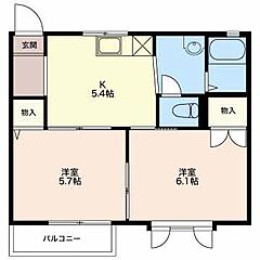 物件の間取り