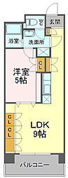 アルコV 1LDKの間取図画像