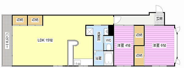 エンブレム鴨江 201｜静岡県浜松市中央区鴨江２丁目(賃貸マンション1SLDK・2階・65.00㎡)の写真 その2