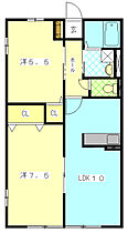 花水木 102 ｜ 静岡県浜松市浜名区細江町気賀（賃貸アパート2LDK・1階・53.98㎡） その2