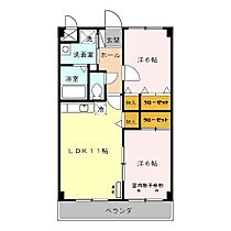 ケイパレスII 305 ｜ 静岡県浜松市中央区住吉１丁目（賃貸マンション2LDK・3階・53.30㎡） その2