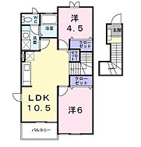 フォレスタI 203 ｜ 静岡県湖西市梅田（賃貸アパート2LDK・2階・51.67㎡） その2