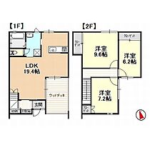 棒屋第14住吉ハイツ  ｜ 静岡県浜松市中央区住吉５丁目（賃貸一戸建3LDK・1階・98.75㎡） その2