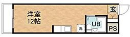 リアライズ浜松 ワンルームの間取図画像
