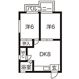 名倉ハイツ 1階/102