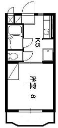 エスペランサ 1DKの間取図画像
