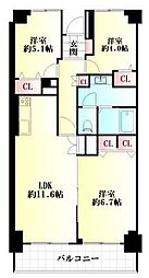 間取図画像 3LDK