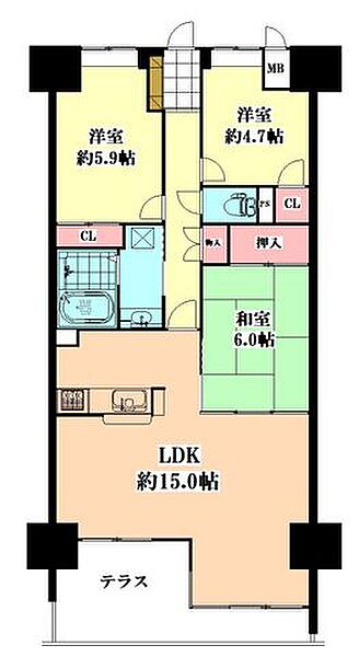 間取りを拡大表示