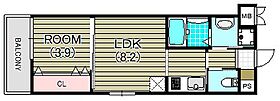 PARKS泉佐野  ｜ 大阪府泉佐野市上町２丁目（賃貸マンション1LDK・3階・30.43㎡） その2