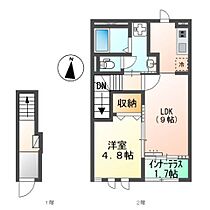 Ｅｐｉｐｈａｎｙ(エピファニー)  ｜ 滋賀県米原市下多良２丁目（賃貸アパート1LDK・2階・41.98㎡） その2