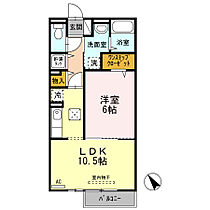 ポルト・グラン 105 ｜ 滋賀県長浜市平方町（賃貸アパート1LDK・1階・41.67㎡） その2