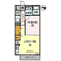 ボンヌ・シャンス　Deux 208 ｜ 滋賀県米原市宇賀野（賃貸アパート1LDK・2階・41.95㎡） その2