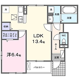 間取図画像 1LDK