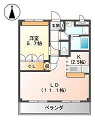 物件の間取り