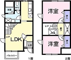 サンフォレスタB 101 ｜ 茨城県日立市東成沢町３丁目（賃貸アパート2LDK・1階・56.51㎡） その2