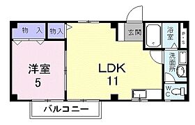 ヘスティア21 102 ｜ 茨城県日立市東多賀町４丁目（賃貸アパート1LDK・1階・37.26㎡） その2