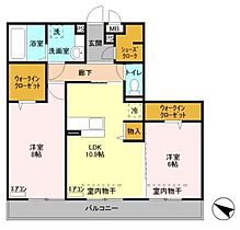 ビスタローマ 206 ｜ 茨城県日立市相田町３丁目（賃貸アパート2LDK・2階・64.86㎡） その2