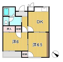 間取図画像 2DK