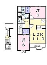 リバ－コングラッツ 202 ｜ 茨城県日立市田尻町４丁目（賃貸アパート2LDK・2階・58.80㎡） その2