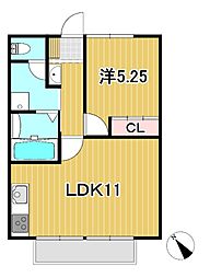CASAWIN2 1LDKの間取図画像