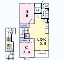 白蔵IIIB 204 ｜ 茨城県日立市小木津町３丁目（賃貸アパート2LDK・2階・51.67㎡） その2