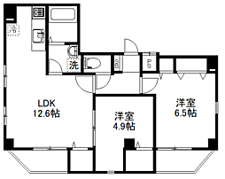 EPガーデン緑 2LDKの間取図画像