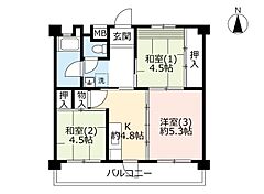 物件の間取り