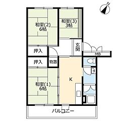 物件の間取り