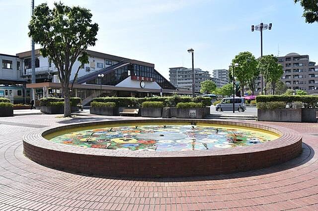 北鴻巣の駅前公園