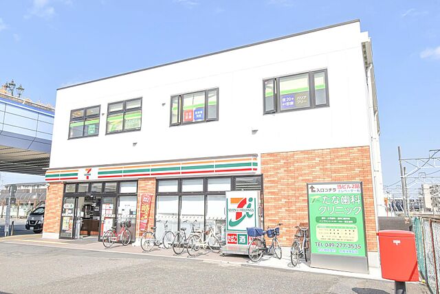 コンビニ「セブンイレブン北坂戸駅西口店まで596ｍ」