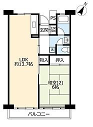 間取図画像 1LDK