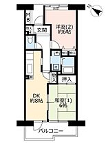 URプラザシティ新所沢けやき通り 0017-0403 ｜ 埼玉県所沢市緑町1丁目（賃貸マンション2DK・4階・51.67㎡） その2