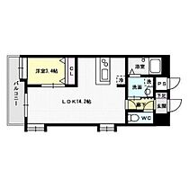 福岡県福岡市早良区城西１丁目（賃貸マンション1LDK・3階・40.05㎡） その2